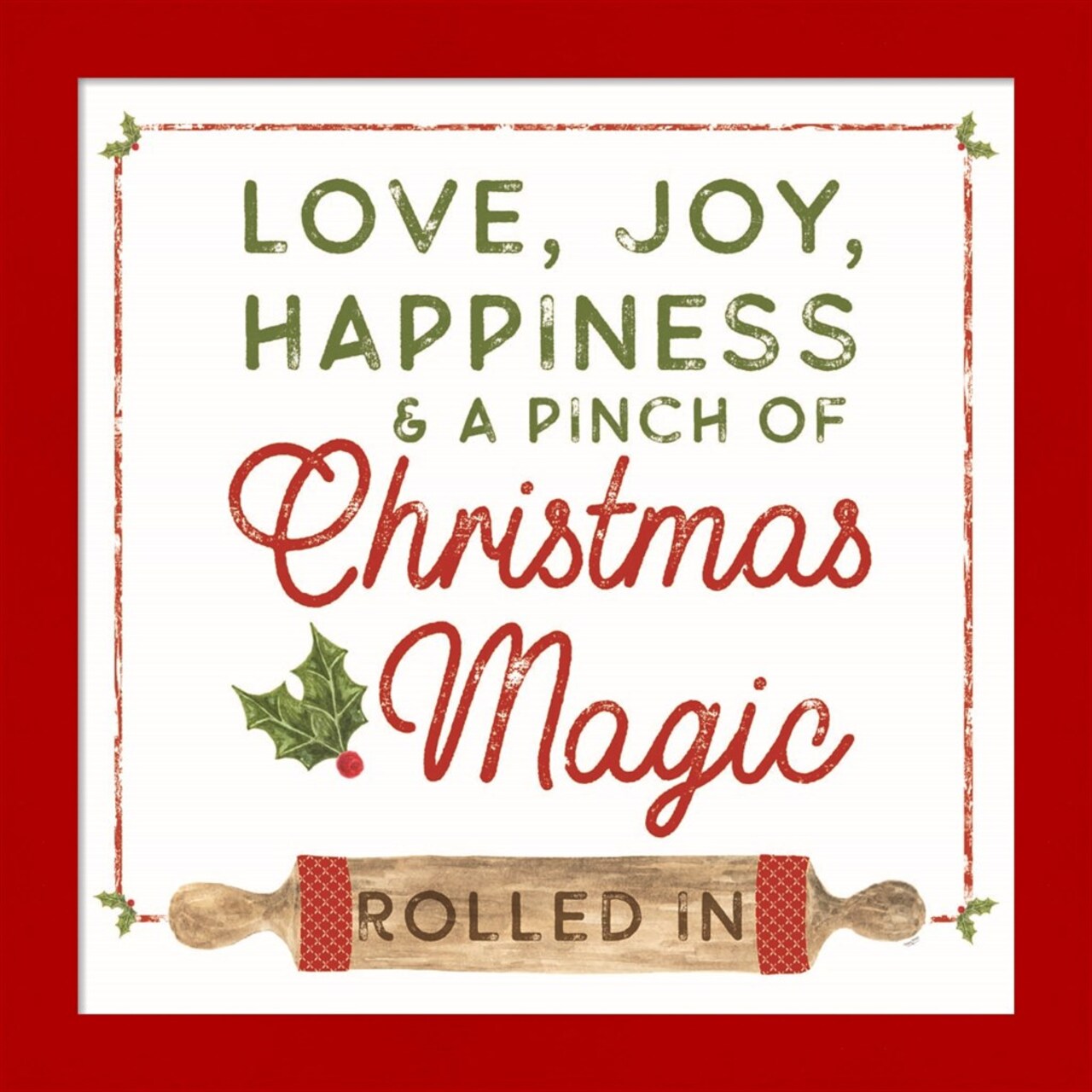 Home Cooked Christmas VII-Christmas Magic by Tara Reed 14" x 14" Framed Wall Art